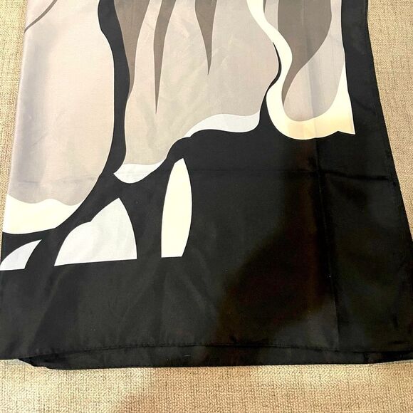 Women’s 90cm Twill Square Scarf Women Print Shawl Wraps - Picture 3 of 5